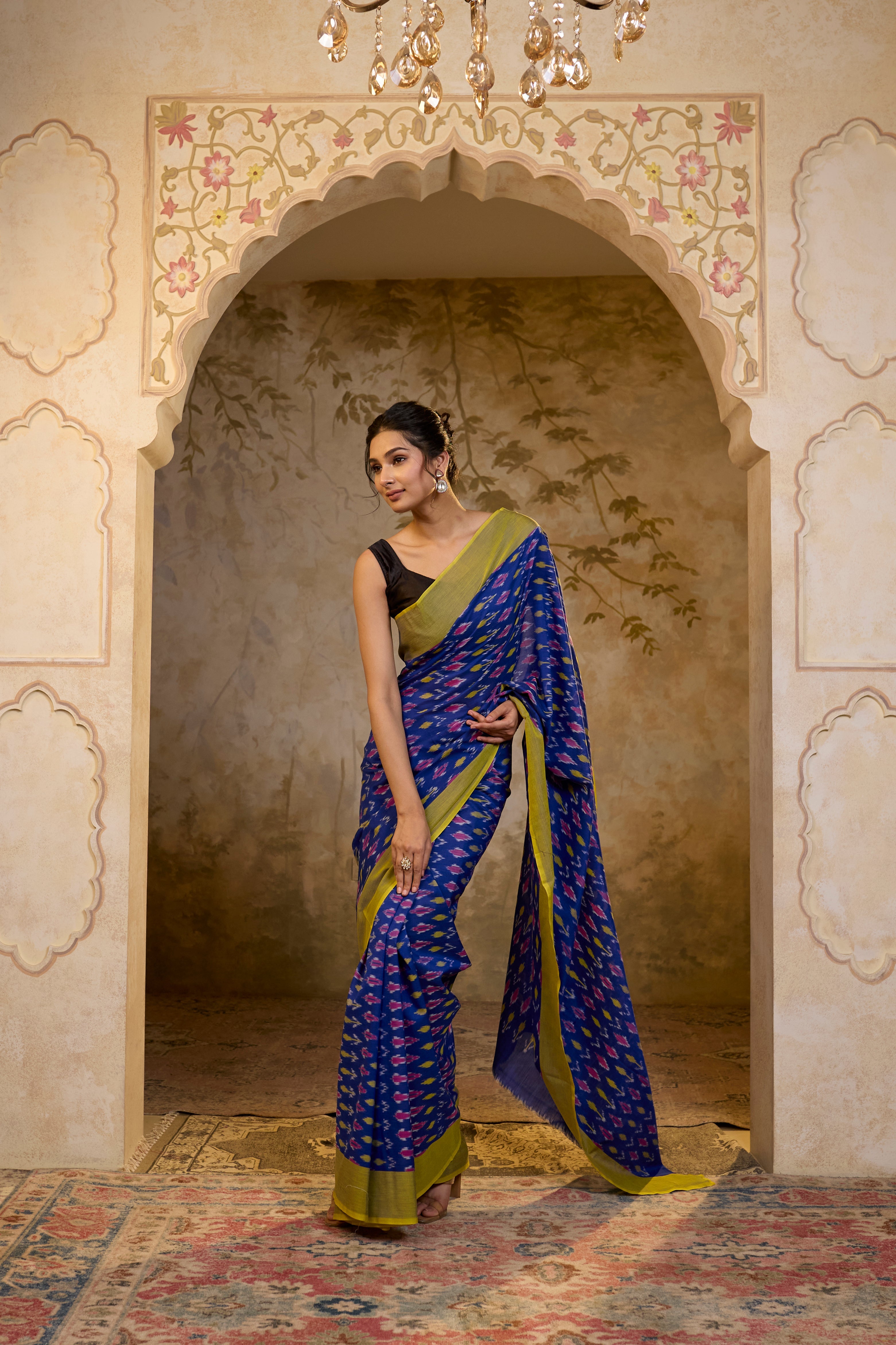 Blue Saree_3